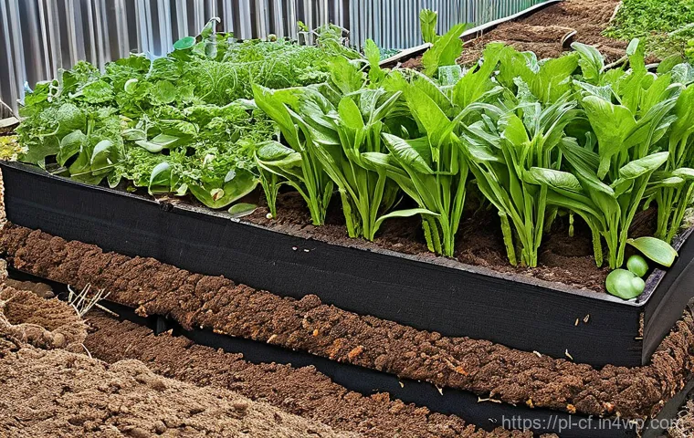 퍼머컬처 시스템의 환경적 장점 - **"A vibrant permaculture garden efficiently utilizing water. The scene features a beautifully integ... 퍼머컬처 시스템의 환경적 장점 - **"A vibrant permaculture garden efficiently utilizing water. The scene features a beautifully integ...